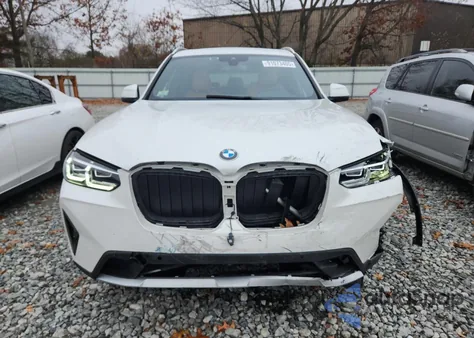 2024 BMW X3 xDrive30I z USA, uszkodzony, nr VIN WBX57DP0XRN317897